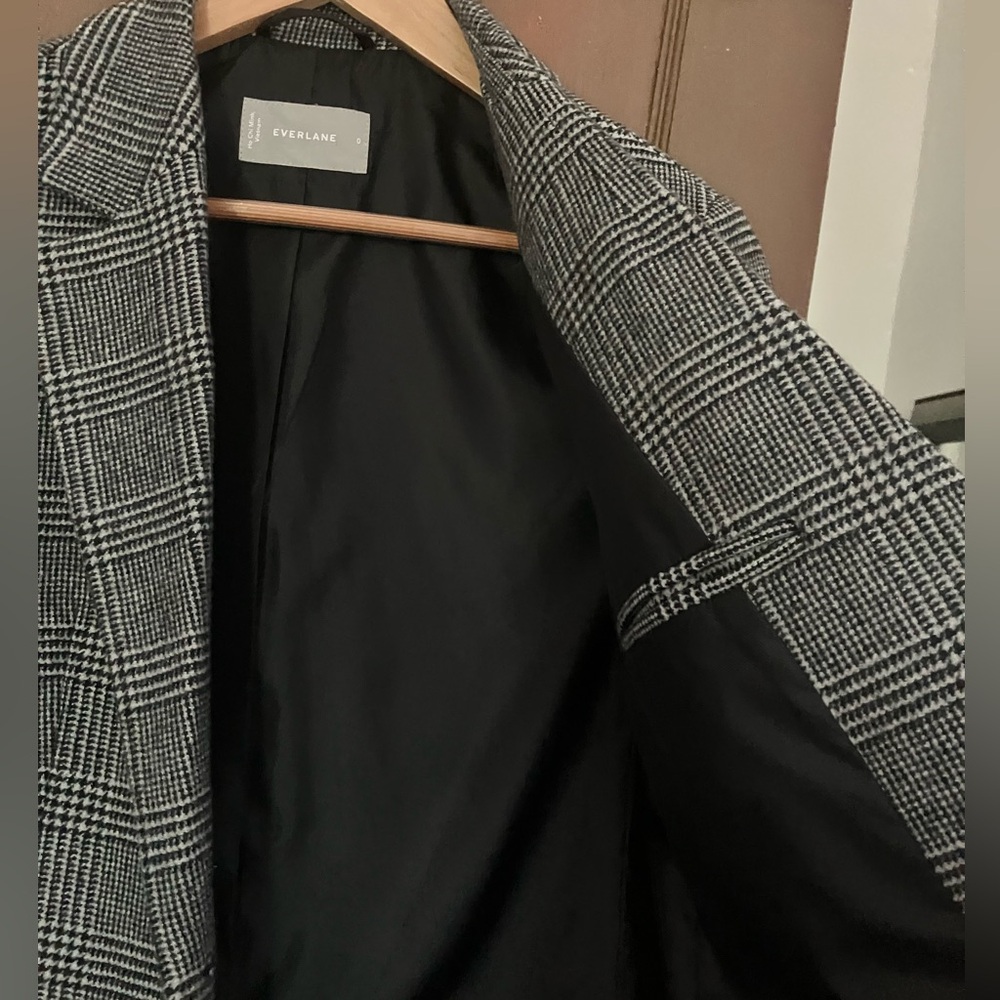 MOVING SALE Everlane Glen Plaid Blazer - Picture 7 of 12